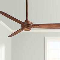 52" Minka Aire Rudolph Distressed Koa Ceiling Fan with Wall Control - #9F711 | Lamps Plus