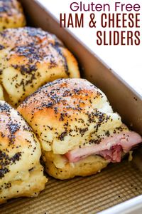 Gluten-Free Ham and Cheese Sliders | Cupcakes & Kale Chips