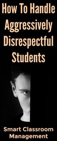 I often hear from teachers who in long missives describe awful behavior towards them. They describe angry, argumentative, and aggressively disrespectful students. Students who tell them off and try to disrupt and sabotage their class. Students who roll their eyes and refuse to look at them or listen to their directions. They go on to …