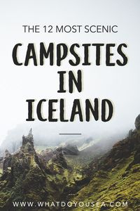 There are many great places to camp in Iceland, but I have done all the dirty work for you and made an epic Iceland camping list of all the best campsites in Iceland, including a special bonus campground. If you’re planning an Iceland tent or campervan itinerary, don’t forget to add these into your road trip so you can soak up the best views and sites in Iceland #icelandcamping #iceland #icelandtravel