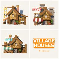 VILLAGE IDEAS! Here’s nine ideas and decoration for a minecraft village revamp! I guess villagers would stop “mwaah -ing” after these ones! 😆🙌 Let me know you’re favorites!! Should I do more? ——————————————— ⁃ 🪴 Follow @klaydesign_mc for more minecraft inspirations! ⁃ 🙌 Complementary Shaders ⁃ 🍳 Repost with credits only! ——————————————— #minecraft #minecraftbuild #minecrafters #minecraftideas #minecraftdesign #minecraftinterior #minecraftapruce #minecrafthouse #minecraftvillage #village #mine...