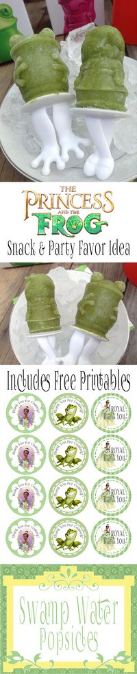 Princess And The Frog Birthday Party Snack And Party Favor Idea | Includes Free Printables