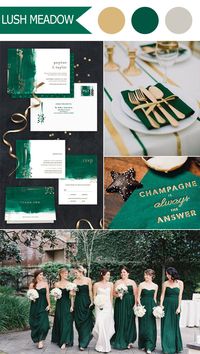 emerald green lush meadow 2016 fall wedding colors by pantone