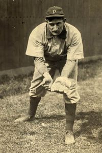 1914...Honus Wagner became the first professional baseball player to get 3000 career hits. Wagner was the original "Flying Dutchman".