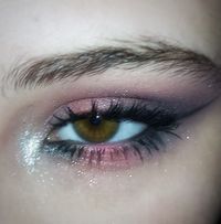 pink and black makeup