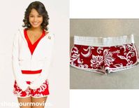 High School Musical 2: Gabriella’s Red Floral Shorts