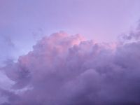 purple cloud & sky