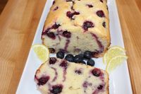 Lemon Blueberry Bread with Lemon Icing