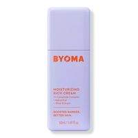 Byoma's Deeply Moisturizing Rich Cream Melts Into Skin To Intensely Hydrate + Improve Texture For Plump, Supple Results + A Stronger Skin Barrier. Vegan Clean Ingredients Cruelty Free Sustainable Packaging Brand