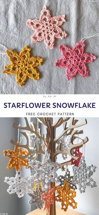 Lovely Crochet Snowflakes - Free Patterns - Pattern Center