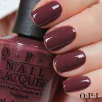 OPI Scores A Goal! #OPIBrazil. Such a great color for fall; love the purple with a hint of brown