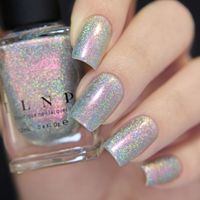 Red to Gold Color Kissed Ultra Holographic Nail Polish