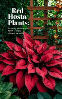 Learn how to grow and care for red hosta  plants, known for their striking foliage. Discover planting tips, maintenance advice and how to incorporate these vibrant plants into your garden. Red Hosta Plants are beloved for their lush foliage and easy-care nature, but did you know that some varieties boast stunning red hues? Red hostas