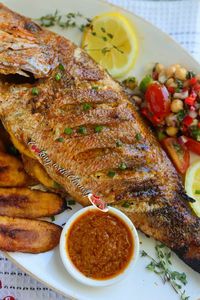 Caribbean Grilled Red Snapper - Cooking With Claudy