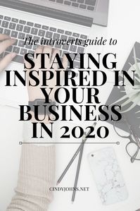 How can you stay inspired in your small business in 2020? In this podcast episode I'm sharing my strategies for staying inspired as an introvert entrepreneur who wants to build an authentic business. #introvertentrepreneur #introvert #smallbusiness #businessinspiration #stayinspired #2020