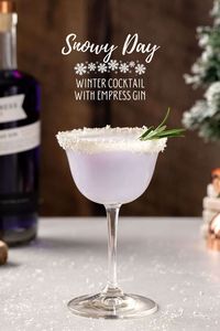 Snowy Day - Winter Gin Cocktail with Empress 1908 Gin