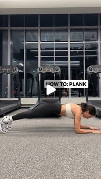 Gina Amin on Instagram: "HOW TO PLANK: save it to watch it before you do these next time. ✅

Here are some cues to remember while doing these so you don’t hurt your back. 

✅ Elbows are stacked beneath your shoulders
✅ Your head is relaxed and you should be looking at the floor 
✅ Lift your hips up and think about TUCKING your pelvis in 
✅ Push down onto your palms, this will engage your core better 
✅ Maintain a straight back, squeeze your glutes and hold

And that is how you do a plank! Have a great Monday lovelies 💗"