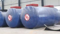 The double-layer storage tank has a high safety factor and generally does not leak, which can effectively avoid the risk of environmental pollution.High-safety SF double-layer oil storage tanks are safe, environmentally friendly, and durable.#underground double-layer oil storage tanks#underground S/F double-layer tanks