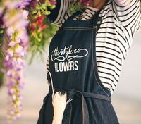 The Style Co | Harvest Denim Aprons with logo customisation by Cargo Crew