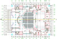 Auditorium Architecture Plan and Design Standards CAD Drawing - Cadbull