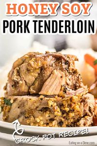 You have to try Slow Cooker Pork Tenderloin with honey. This meal is so delicious. With only a few ingredients, pork tenderloin slow cooker recipe is easy.