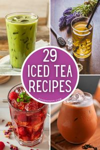 Elevate your beverage game this summer with our selection of 29 iced tea recipes. Dive into a delicious array of options, including zesty lemon ginger, soothing lavender honey, and vibrant berry hibiscus. Perfect for any occasion, these easy and refreshing recipes promise to keep you hydrated and satisfied. Tap to discover innovative and classic iced tea blends that are sure to impress guests and make every sip a delightful escape from the heat.