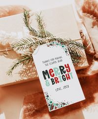 MEGA Holidays Gift Tags Bundle DIY Christmas Tag Editable Printable Christmas Gift Tag Hanukkah Kwanzaa FREE Grid Print Templates - Etsy