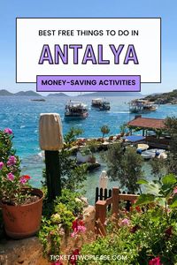 Looking for all of the best free things to do in Antalya, Turkey? You have come to the right place! Antalya is full of fun attractions that won't cost you a dime. This historic city is located along the Turkish Riviera and blends history, nature, and culture.