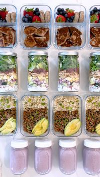 This healthy meal prep plan is full of high protein meals that are also macro friendly. The healthy recipes are gluten free and grain free. #mealprep #healthyrecipe #healthybreakfast #salad