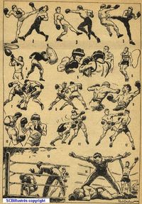 History of French boxing savate and cane weapon