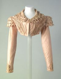 Pink silk spencer, c.1818, chertseymuseum.org