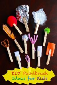 DIY Paintbrushes for Kids