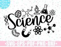 Science SVG / Teacher SVG file for Cricut or Silhouette / | Etsy