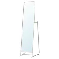 KNAPPER Floor mirror, white, 18 7/8x63" - IKEA