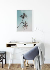 The best remedy for wanderlust: A mural with a palm design that brings summer, sun and sea into your home. @komarproducts