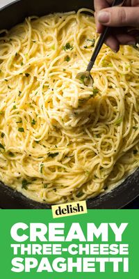 Creamy Three-Cheese SpaghettiDelish