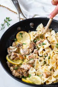 Lemon Caper Chicken for Chicken Piccata Pasta