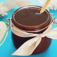 Hot Fudge Sauce-1 stick of butter, 1 cup of chocolate chips and 1 can of sweetened condensed milk. Simply amazing!!