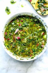 How to Make THE BEST Chimichurri Sauce - foodiecrush .com