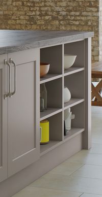 Open storage shelving unit