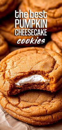 Pumpkin Cheesecake Cookies [45 Minutes] – Chasety