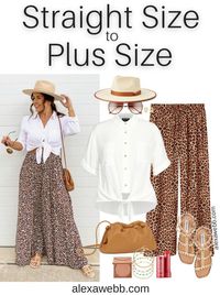 Straight Size to Plus Size – Summer Vacation Outfit - Alexa Webb