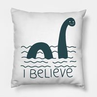 Loch Ness Monster - Loch Ness Monster - Pillow | TeePublic