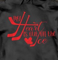 My heart is out on the ice.  This hockey SVG is great for shirts to watch your favorite hockey player.  a great gift idea for a hockey mom.  This clip art works well for both boys and girls hockey.  My heart is out on the ice.  Digital design has hockey sticks to make the H and the I and a heart with a hockey puck.  This clip art is saved as svg for cricut projects and dxf for silhouette.  Digital design is perfect for making a hockey mom shirt. THIS ITEM IS A DIGITAL DOWNLOAD AND NO PHYSICAL ITEM WILL BE DELIVERED! Welcome to She Shed Shananigans! This is a DIGITAL PURCHASE!  No physical Item will be shipped.  Once payment is confirmed, you will receive the download link via your email and Etsy account under purchases. WATERMARK WILL NOT BE ON PURCHASED FILE! Purchase will include 4 high