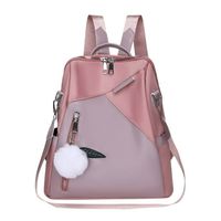 Gender: Women/Men Material: cloth Style type: Shoulder Bag,Backpack Closed way:zipper Style: Fashion Pattern design:Solid Color Applicable scenes: leisure,Sport, travel,Shopping Size:27(L)x12cm(W)x30cm(H)/10.64(L)x4.73(W)x11.82cm(H)" Shoulder strap length85cm/33.5" Package Content:1PC Backpack Size: One Size.  Color: Pink.  Gender: unisex.  Age Group: adult.