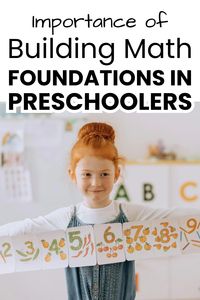 7 reasons you want to get preschoolers involved in learning math skills from a young age. This will help your child be more comfortable and confident in math as they get older!