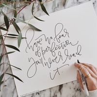 Sharpie lettering | A Fabulous Fete