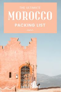 Planning a trip to Morocco and wondering what to wear and what to pack? I've put together the ultimate packing list for women traveling to Morocco to make sure you pack all the essentials you'll need while still keeping in mind the customs and dress code of Morocco. #MoroccoTravel via @nohurrytogethome