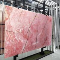 top quality pink onyx slab for high-end and luxurious projects