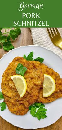 German Pork Schnitzel (Schweineschnitzel)